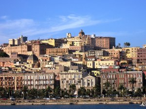 Cagliari from the harbour